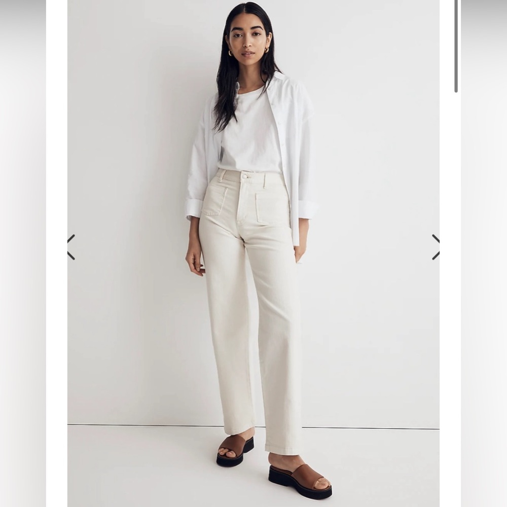 Madewell The Perfect Vintage Wide Leg Jean: Patch Pocket Edition
